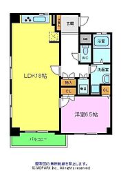 Y.Kファミリー 1LDKの間取図画像