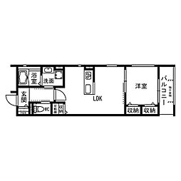 仮称）大阪市住吉区長居西1丁目ＰＪ 3階1LDKの間取り