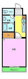 ＢＲＩＬＬＩＡＮＴ浅香山 5階1Kの間取り