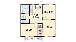 間取図画像 3DK