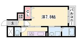 間取図画像 1K