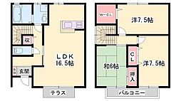 パークハイム壱番館C棟 3LDKの間取図画像