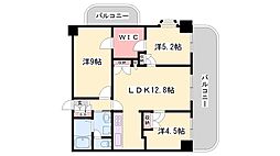 キャッスルコート御立 3LDKの間取図画像