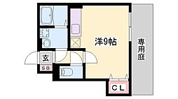 サニーコート別所 ワンルームの間取図画像