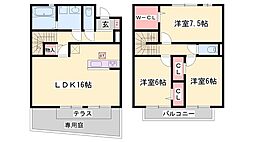 ガンダヴューハ 3LDKの間取図画像