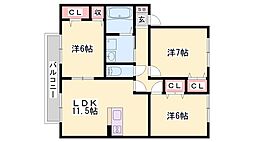 ルミノーゾ網干 2階/-