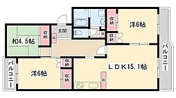 ECLARGE B棟 2階/-