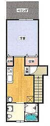 紺屋 1Kの間取図画像