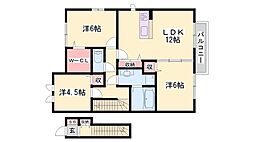 メゾン・ドール 3LDKの間取図画像
