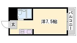 ハイツアメニティ 1Kの間取図画像