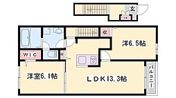 サンセールVIII B 2階