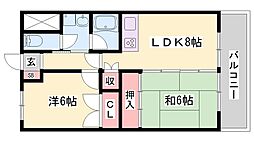 大歳マンション 2階/-