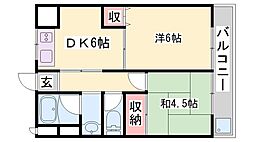 間取図画像 2DK