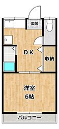 丸山ハイツの間取図画像