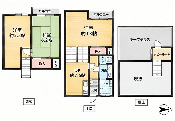 間取りを拡大表示