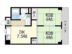 間取図画像 2DK