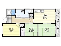間取図画像 3LDK