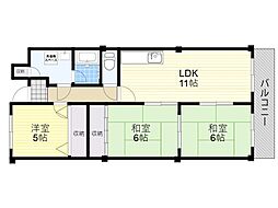 間取図画像 3LDK