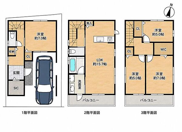 間取りを拡大表示