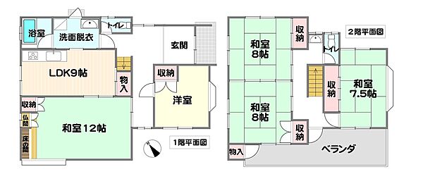 間取りを拡大表示