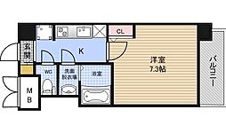 Sレジデンス新大阪リデンテ 1Kの間取図画像