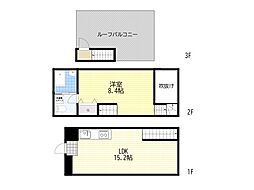 BLALYS 1LDKの間取図画像