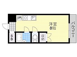 メゾン・ド・モア ワンルームの間取図画像