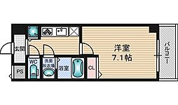シャルマンフジ新大阪 1Kの間取図画像