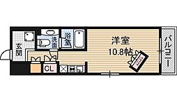 デュオン新大阪レジデンス 1Kの間取図画像