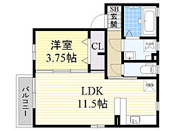 間取図画像 1LDK