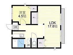 間取図画像 1LDK