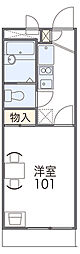 レオパレス豊島北 1Kの間取図画像