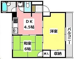 間取図画像 2K
