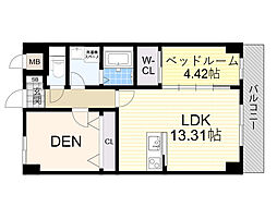 間取図画像 1SLDK
