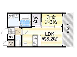 間取図画像 1LDK