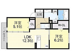 HOUSES.Y2 2LDKの間取図画像
