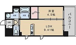 第22関根マンション 1LDKの間取図画像