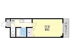 T'sclub壱番館 1Kの間取図画像