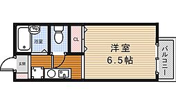 パークハイム 1Kの間取図画像
