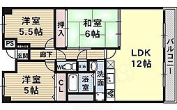 ブリーユエトワール 3LDKの間取図画像