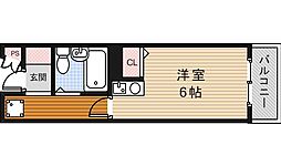 メゾンセリシエ 1Kの間取図画像