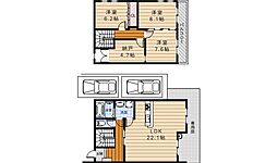グランドコート 3SLDKの間取図画像