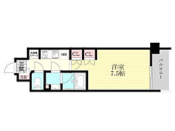 COMFORIALIV新大阪Q 1Kの間取図画像