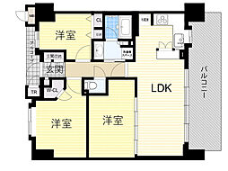 エステムコート新大阪4パークフロント 3LDKの間取図画像