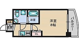 SEST新大阪 1Kの間取図画像