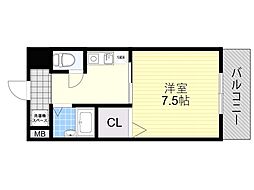 MSOGU 1Kの間取図画像