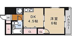 フローレンス小野原 1DKの間取図画像