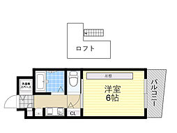エステムコート新大阪3ステーションプラザ 1Kの間取図画像