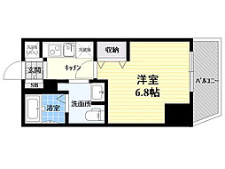 PARKHILLS池田Lien 1Kの間取図画像