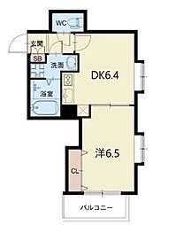 NEO.FLATSTATUMI 1DKの間取図画像